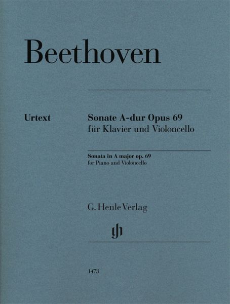 Sonate A-Dur, Op. 69 : Für Klavier und Violoncello / edited by Jens Dufner.