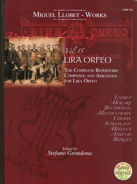 Lira Orfeo : The Complete Repertoire Composed and arranged For Lira Orfeo / Ed. Stefano Grondona.