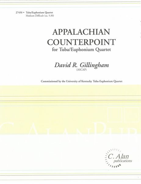 Appalachian Counterpoint : For Tuba/Euphonium Quartet.