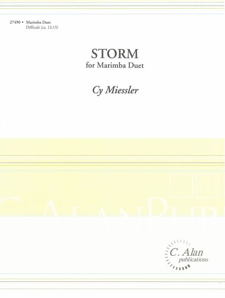 Storm : For Marimba Duet.