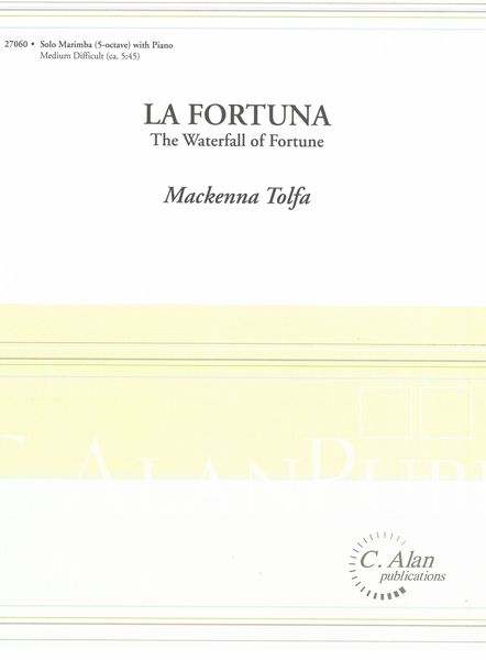 Fortuna - The Waterfall of Fortune : For Marimba and Piano.