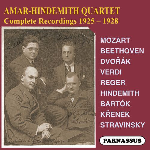 Amar-Hindemith Quartet : Complete Recordings 1925-1928.