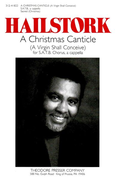 Christmas Canticle (A Virgin Shall Conceive) : For SATB A Cappella.