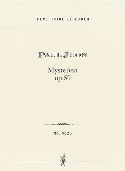 Mysterien, Op. 59 : Für Violoncello und Orchester.