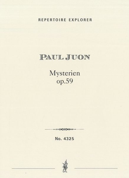 Mysterien, Op. 59 : Für Violoncello und Orchester.