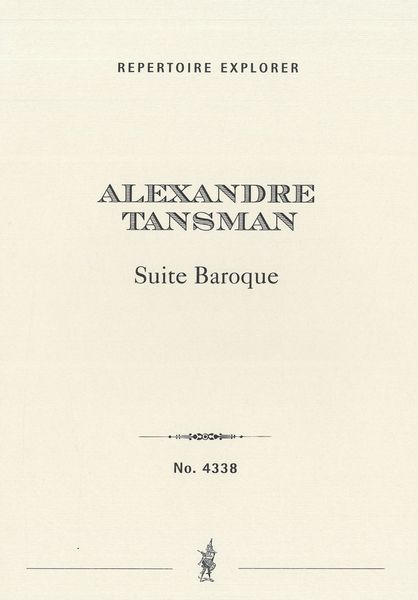 Suite Baroque : Pour Orchestre De Chambre.