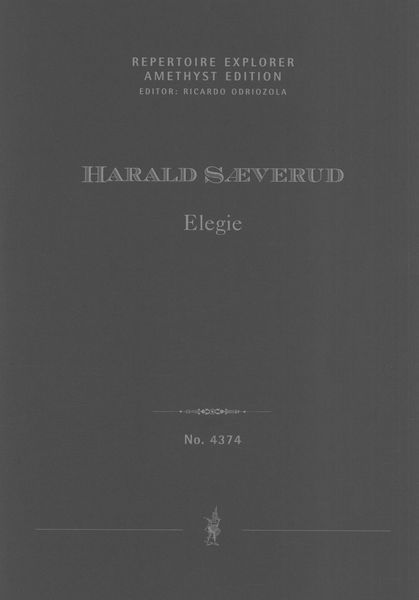 Elegie (Elegy) : For Violin and Piano.