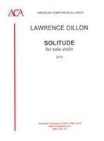 Solitude : For Solo Violin (2016) [Download].