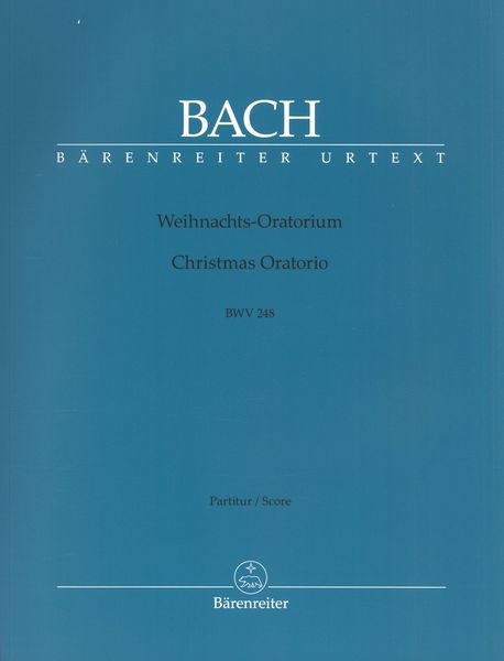 Weihnachts-Oratorium = Christmas Oratorio, BWV 248 / edited by Walter Blankenburg and Alfred Dürr.