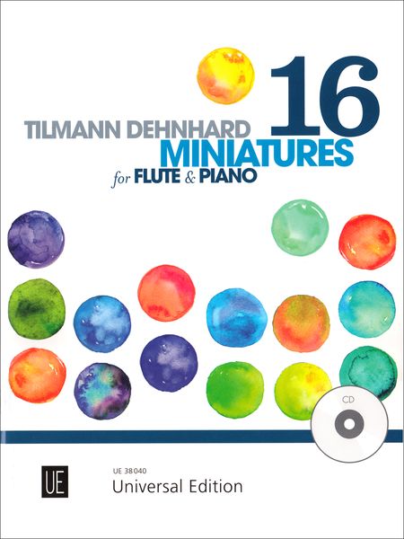 16 Miniatures : For Flute and Piano.