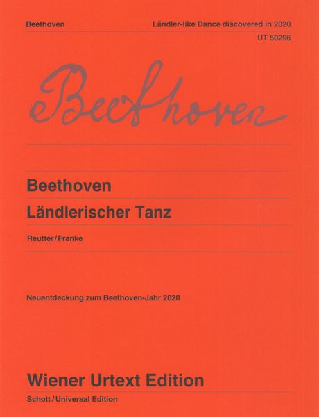 Ländlerischer Tanz : For Piano / edited by Jochen Reutter.
