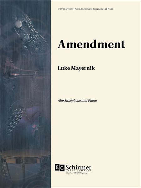 Amendment : For Alto Saxophone and Piano [Download].