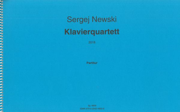 Klavierquartett (2018).