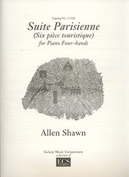 Suite Parisienne (Six Pieces Touristique) : For Piano Four Hands [Download].