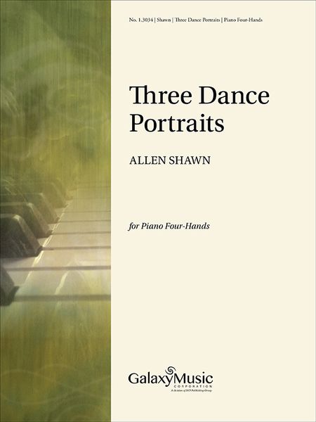 Three Dance Portraits : For Piano Four-Hands (1994) [Download].