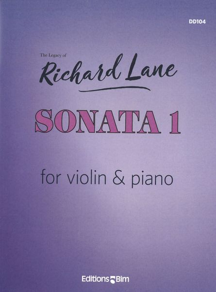 Sonata 1 : For Violin and Piano (1964).