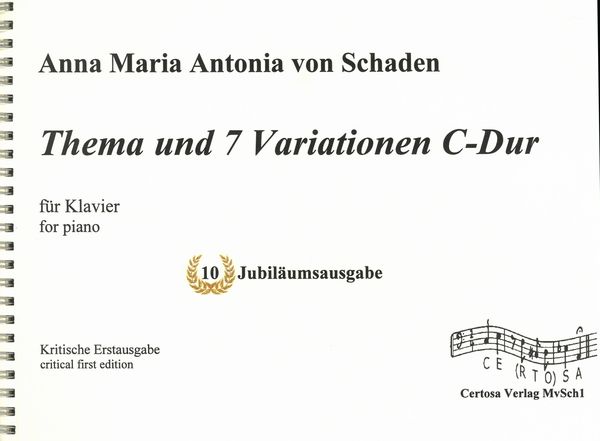 Thema und 7 Variationen C-Dur : Für Klavier / edited by Dieter Michael Backes.