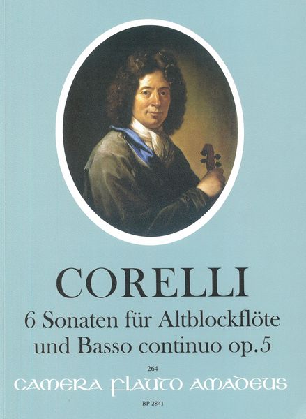 6 Sonaten, Op. 5 : Für Altblockflöte und Basso Continuo / edited by Winfried Michel.