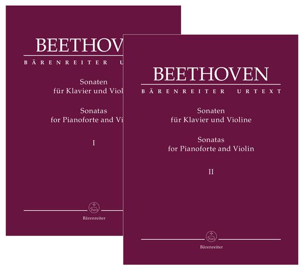 Sonatas For Pianoforte and Violin / edited by Clive Brown.