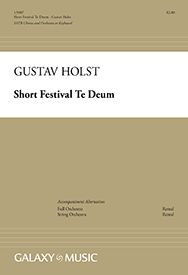 Short Festival Te Deum : For SATB Choir & Keyboard [Download].