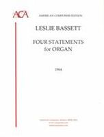 Four Statements : For Organ (1964) [Download].