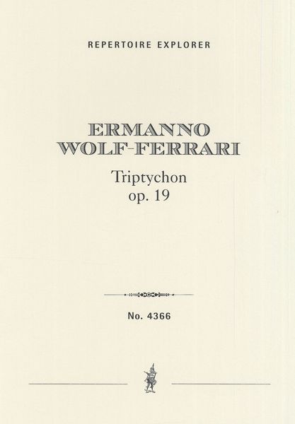 Triptychon, Op. 19 : For Orchestra.