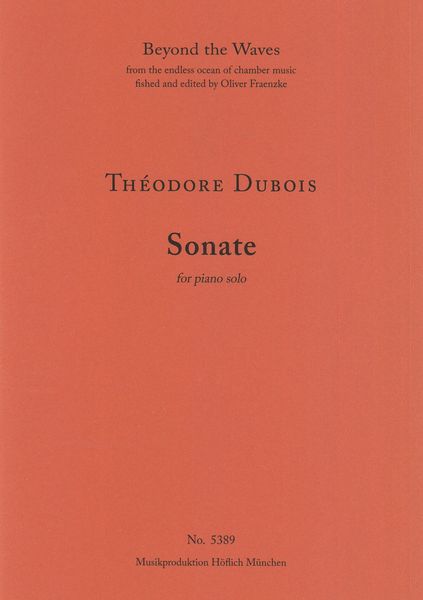 Sonata : For Piano Solo.