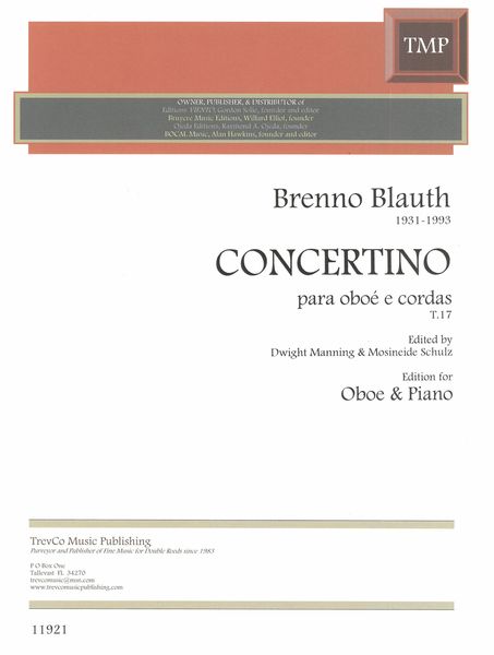 Concertino : For Oboe and Piano.