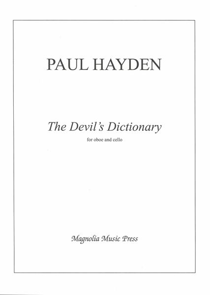 Devil's Dictionary : For Oboe and Cello (2019).