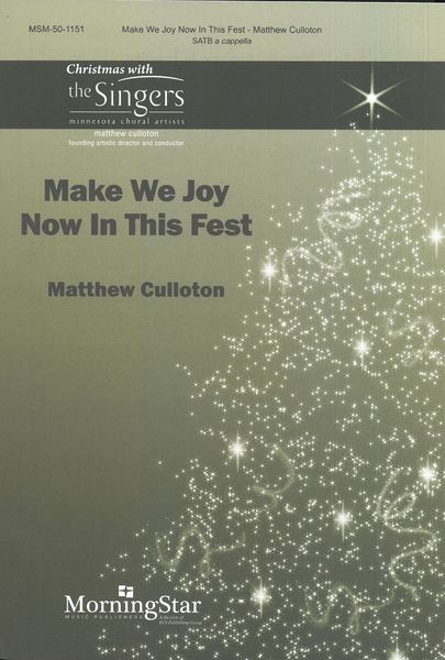 Make We Joy Now In This Fest : For SATB A Cappella [Download].