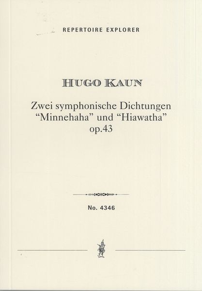 Zwei Symphonische Dichtungen, Op. 43.