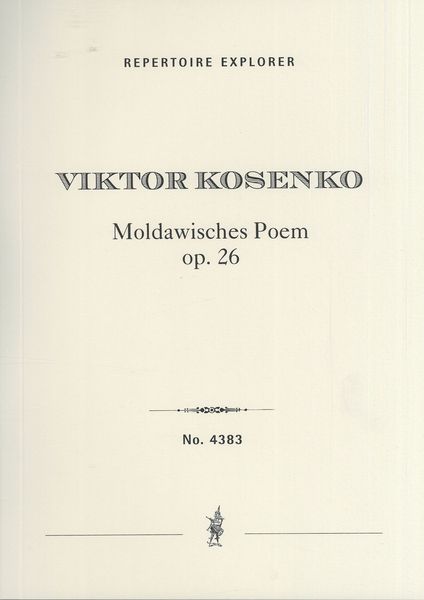 Moldawisches Poem, Op. 26 : For Orchestra.