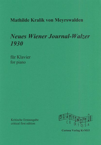 Neues Wiener Journal Walzer 1930 : Für Klavier.