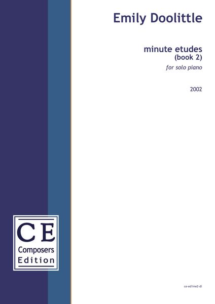 Minute Etudes (Book 2) : For Solo Piano [Download].