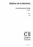 A Las Cinco De La Tarde : For Choir (1972) [Download].