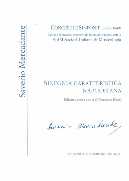 Sinfonia Caratteristica Napoletana / edited by Francesco Bissoli.