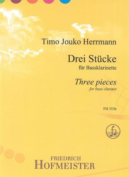Drei Stücke : Für Bassklarinette.