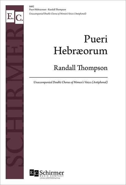 Pueri Hebruorum : For Unaccompianed Double Chorus of Women's Voices (Antiphonal)/SSAA/SSAA [Download