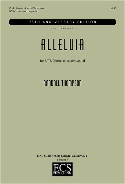 Alleluia : For For SATB A Cappella [Download].