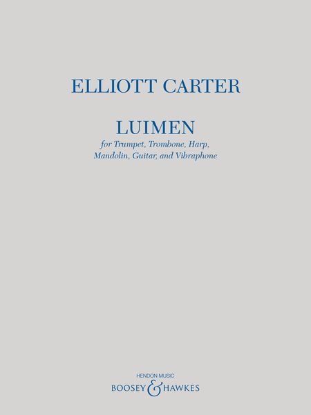 Luimen : For Trumpet, Trombone, Harp, Mandolin, Guitar and Vibraphone (1997).