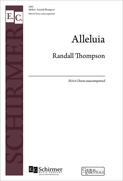 Alleluia : For SSAA Chorus [Download].