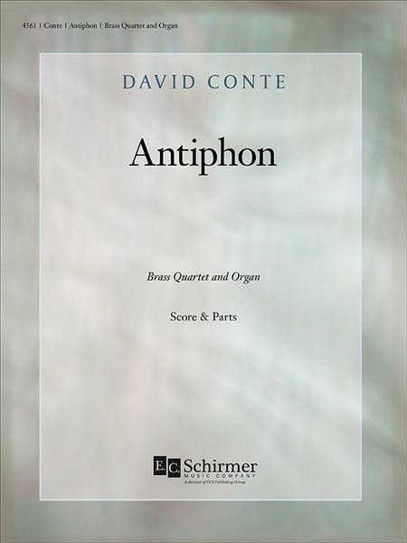 Antiphon : For Brass Quartet and Organ. (2 Trumpets+2 Trombones and Organ.) [Download].