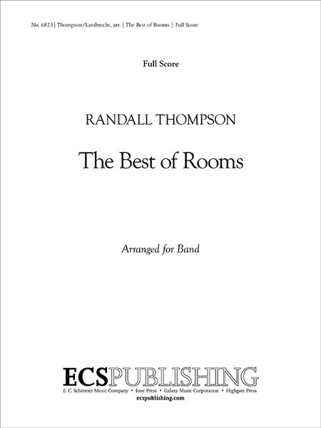 Best of Rooms : For Band / arranged by Barbara Lambrecht [Download].