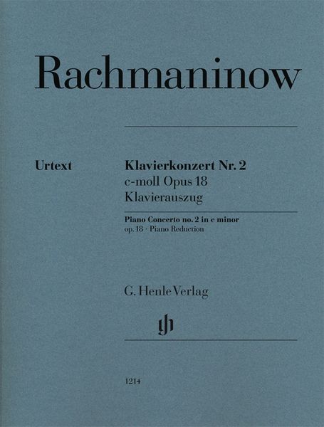 Klavierkonzert Nr. 2 C-Moll, Op. 18 : Klavierasuzug / edited by Dominik Rahmer.