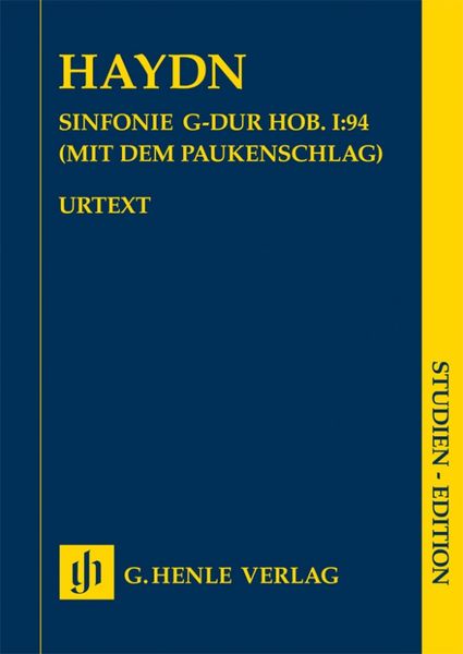 Sinfonie G-Dur, Hob. I:94 (Mit Dem Paukenschlag) / edited by Robert von Zahn.