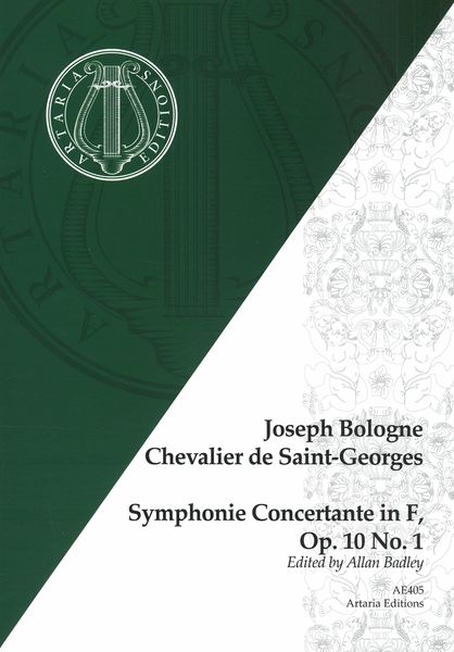 Symphonie Concertante In F, Op. 10, No. 1 / edited by Allan Badley.