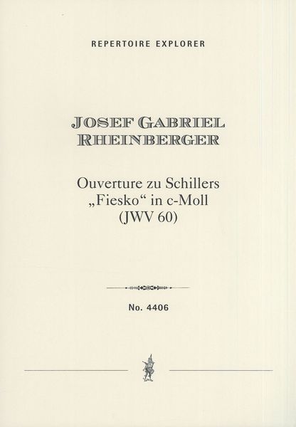 Ouverture Zu Schillers Fiesko In C-Moll, Jwv 60.
