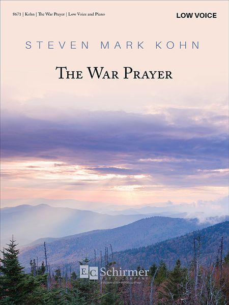 War Prayer : For Low Voice and Piano [Download].