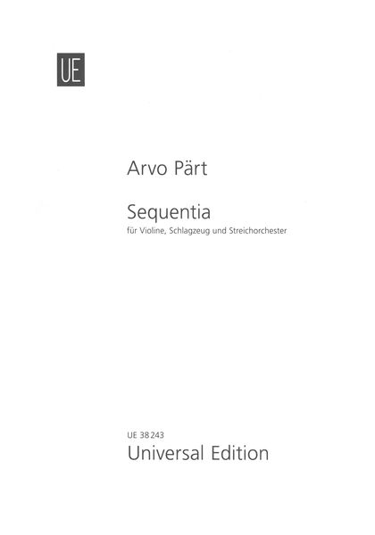 Sequentia : Für Violine, Schlagzeug und Streichorchester (2005/2019).