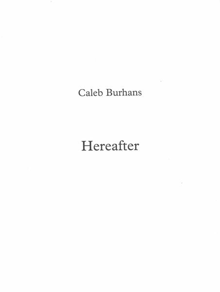 Hereafter : For Trombone Quartet (2015).
